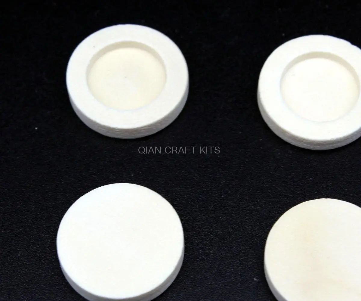 

250pcs natural wood settings tray size 12mm wood bezel blanks new choice for pendant ,bleach white Round Wooden Cameo