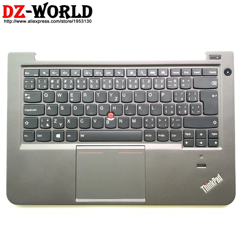 

New Original Shell Palmrest Upper Case With CZ Czech Backlit Keyboard Touchpad for Lenovo Thinkpad S3 S431 S440 Laptop C Cover