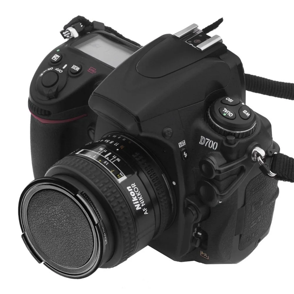 Tutup Lensa Kamera Penutup Perlindungan 37 Mm 39 Mm 40.5 Mm 43 Mm 46 Mm 49 Mm dengan Anti- kehilangan Tali Snap On untuk Canon Nikon Sony Aksesoris