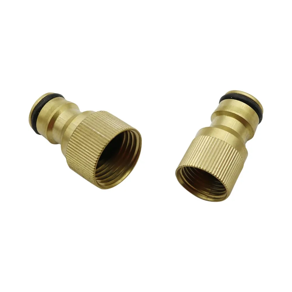 

M18,M22 Brass female Thread connector Water Pump Nipple Joint Plumbing Pipe Fitting Hose Coupling Joint tube 1 Pc