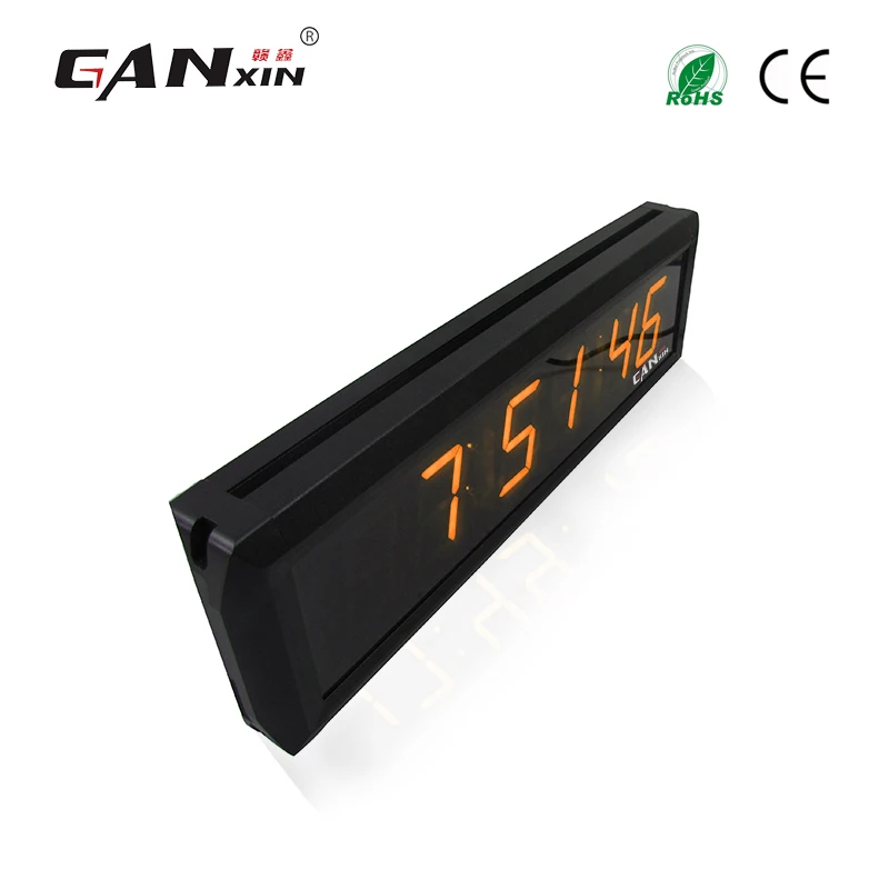 [Ganxin]Personal Designed 1.8'' Wall Mount Led Clock with Low Price