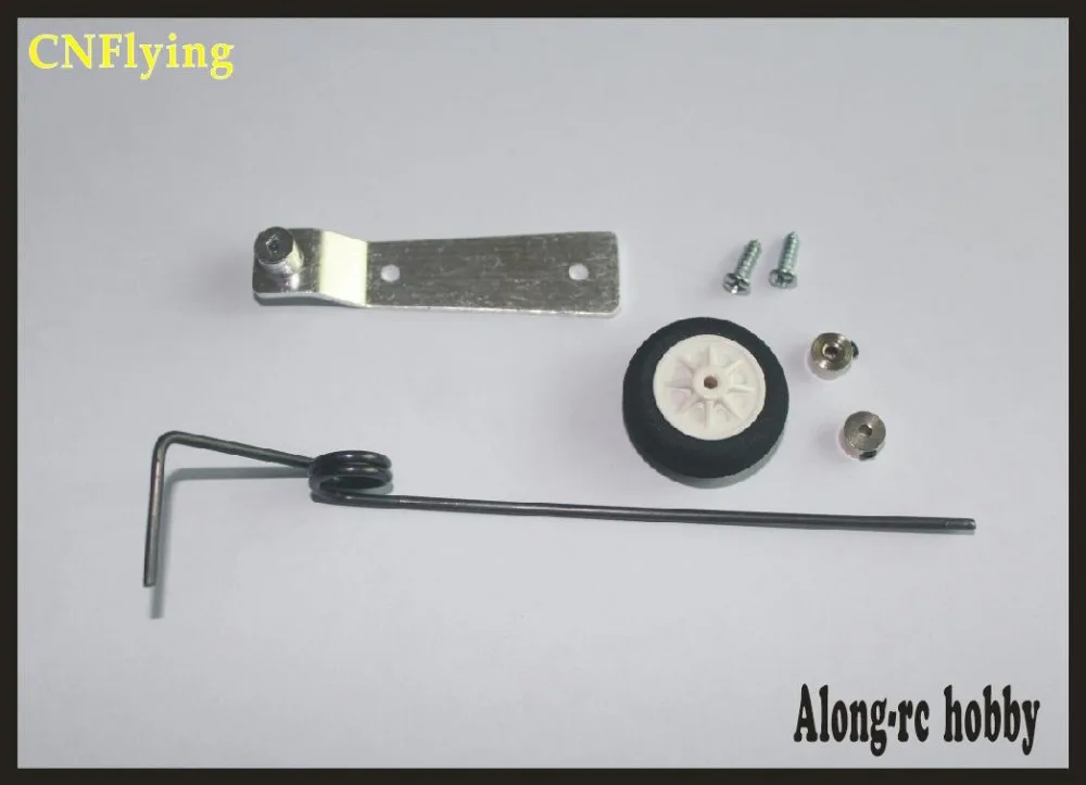 3 pièces adaptées pour avion RC 40-60 Cass 30-70E, ensemble de train d'atterrissage en aluminium avec roue de 25mm, pièces de rechange pour modèles de bricolage