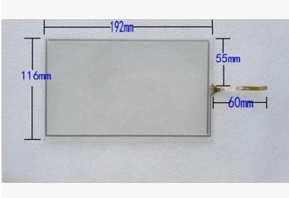 10pcs/lot 192*116 mm 8 inch at080tn64 GPS vehicle-mounted navigation resistive handwritten touch screen