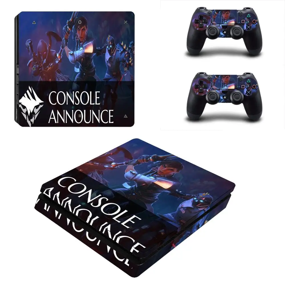 Gra Dauntless naklejka na kontroler do PS4 naklejka na konsolę PlayStation 4 i kontroler do Dualshock naklejka PS4 Slim naklejka