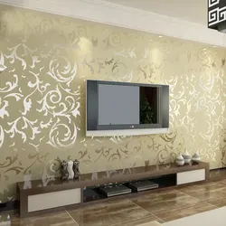 Luxury Non-woven 3D Embossed Wallpaper TV Background Wall Paper Classic Wall Papers Home Decor For Living Room Damask Wallpaper
