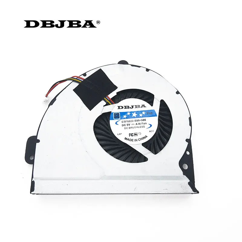 Laptop CPU Cooling Fan for ASUS A43 A53S X53S A43S A43SK K53SJ A83 A83SV KSB06105HB 4 PIN Fan