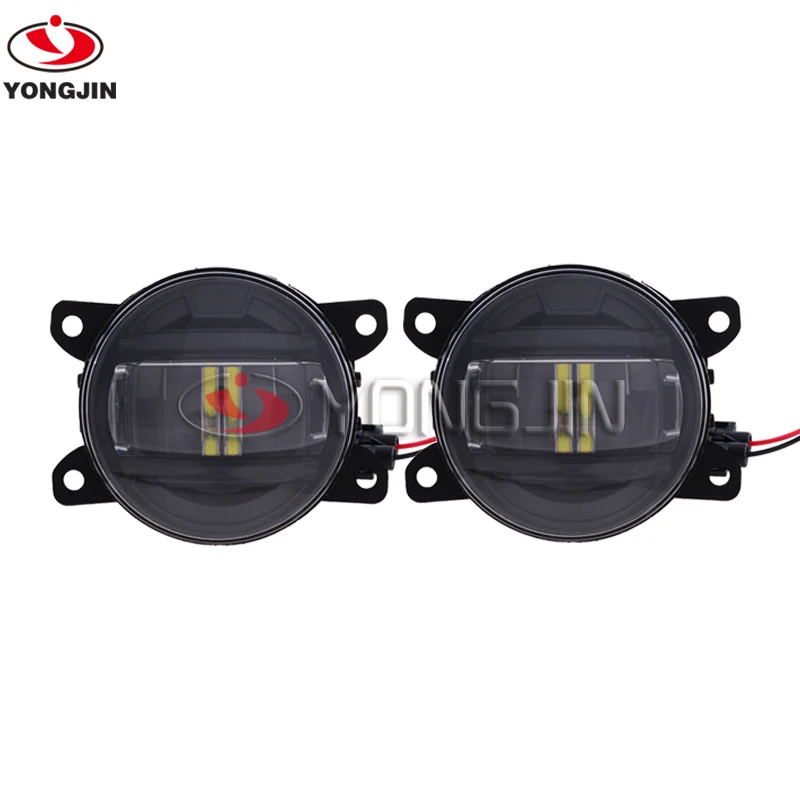 

black Fog Lamps Driving Lights Kit for J eep Renegade 2015 2016 2017