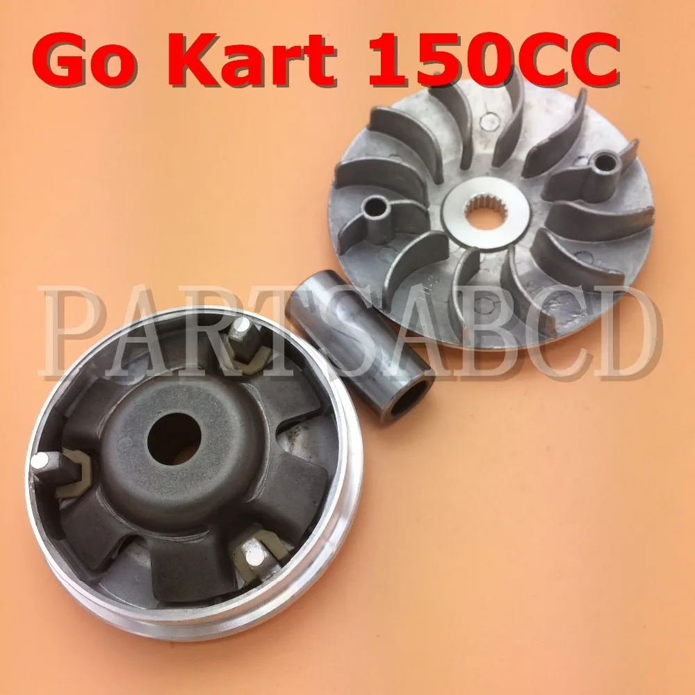 PARTSABCD Drive Clutch GY6 125CC 150CC Variator Hammerhead GT150 Go Kart