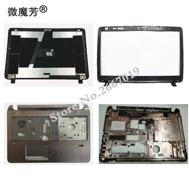 NEW Laptop LCD TOP Cover for HP 450 G2 455 G2 LCD Front bezel/Palmrest Upper/Bottom case cover 791689-001 AP15A000410