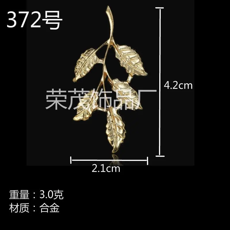 50pcs Charms leaf branch 21*42mm Gold/Silver Plated Zinc alloy pendant fit,,DIY for bracelet necklace