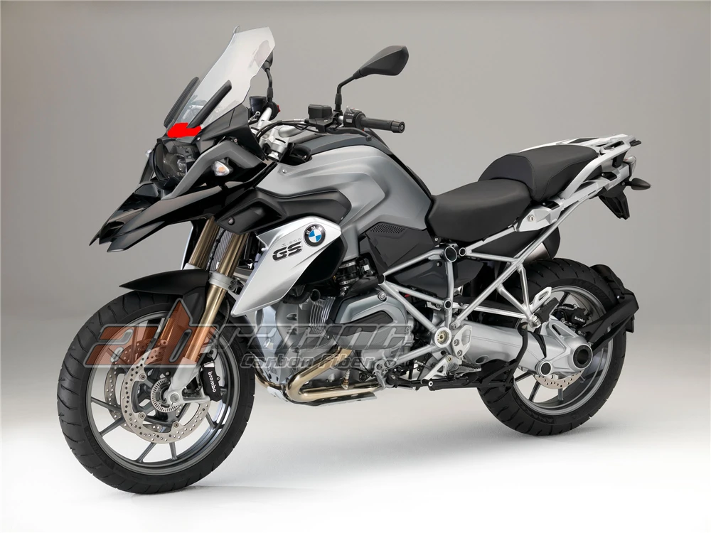 Windscreen Cover ( Fits ADV ) For BMW R1200GS 2013-2016 Full Carbon Fiber 100% Twill