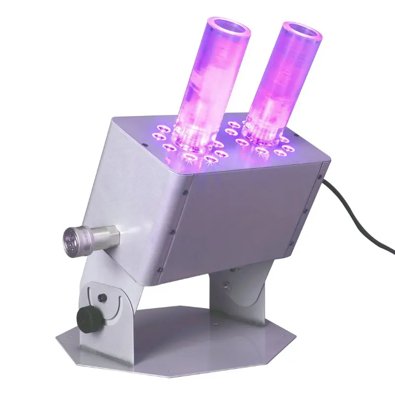 

Double Heads 18*3W RGB LED CO2 Jet Fog Machine Stage Smoke Machine Special Effects Cannon Fogger Machine For Wedding Party Bar