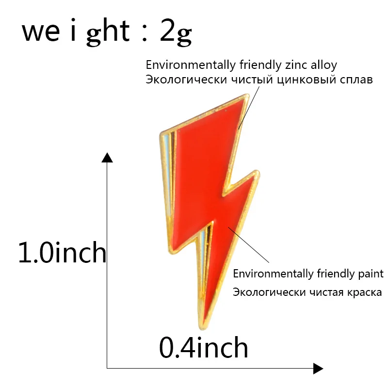 Atak na Lightnin Szpilki Aladdin Sane błyskawica Bagdes broszki przypinki na klapę kurtki bluzka akcesoria do plecaków biżuteria