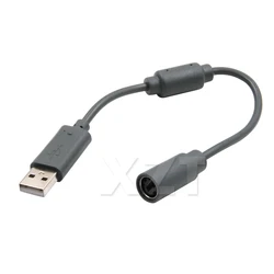 1pcs For Microsoft Xbox 360 Wired Controller Gamepad USB Breakaway Extension Cable to PC Converter Adapter Cord with any PC game