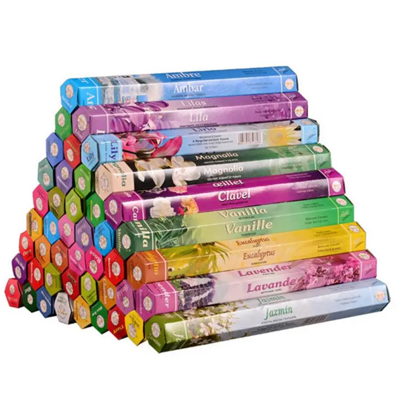 12 Boxes Multiple Flavor Mixed Package Tibetan Incense Stick Premium Indian Yoga Incense