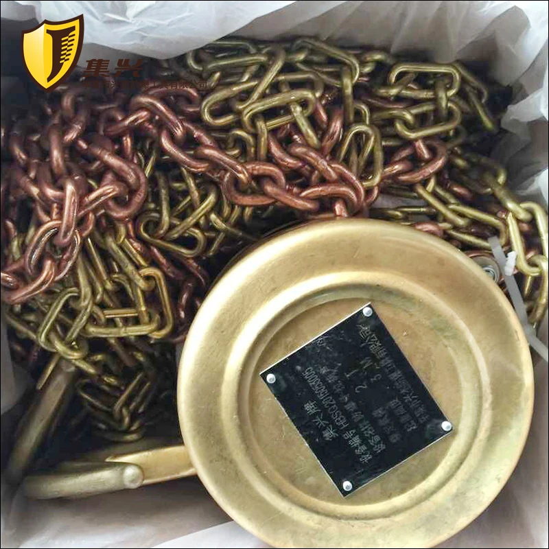 HSZ 10T3M non sparking aluminum bronze chain hoist Non spak chian hoist  AlBr brass chain hoist  Safety hand chain hoist
