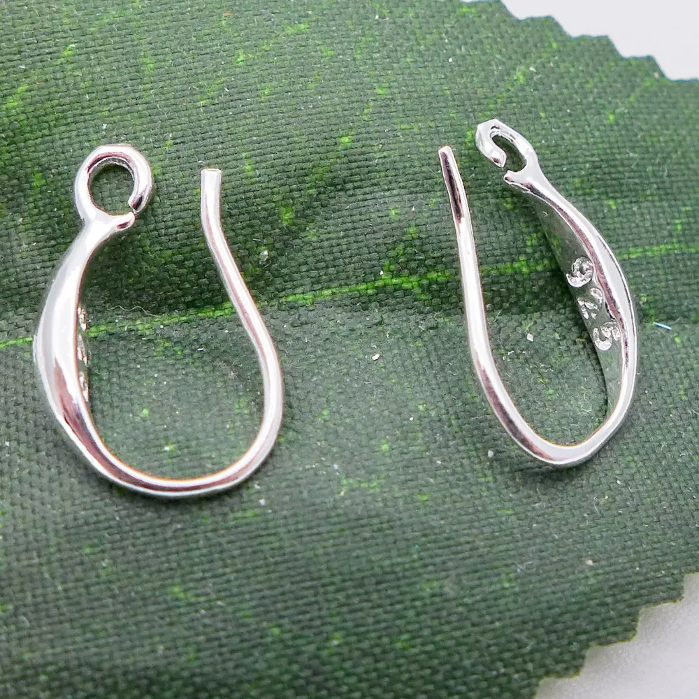 Free Shipping nickel lead & cadmium free 200pcs 925 Silver French Earring Hook  15mm in Wholesale price S003