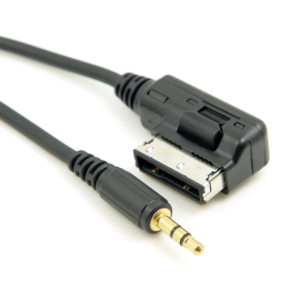 Black Music Interface AMI MMI to 3.5mm Audio AUX Cable for VW and Audi A3 A4 A5 A6 A8 Q3 Q5 Q7 Car MP3 Player view 4