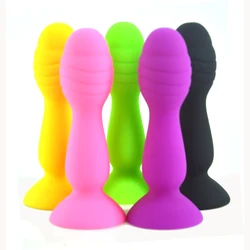 FAAK Mini silicone anal plug suction cup small adult promotion butt toy dildo tiny unisex masturbate women men erotic product