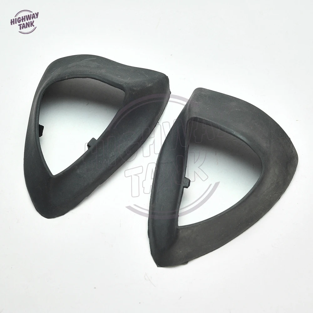 Black Motorcycle Mirror Base Boot Rubber Boots Moto mirrors bottom Cover case for Honda GL1800 Goldwing 2001-2010