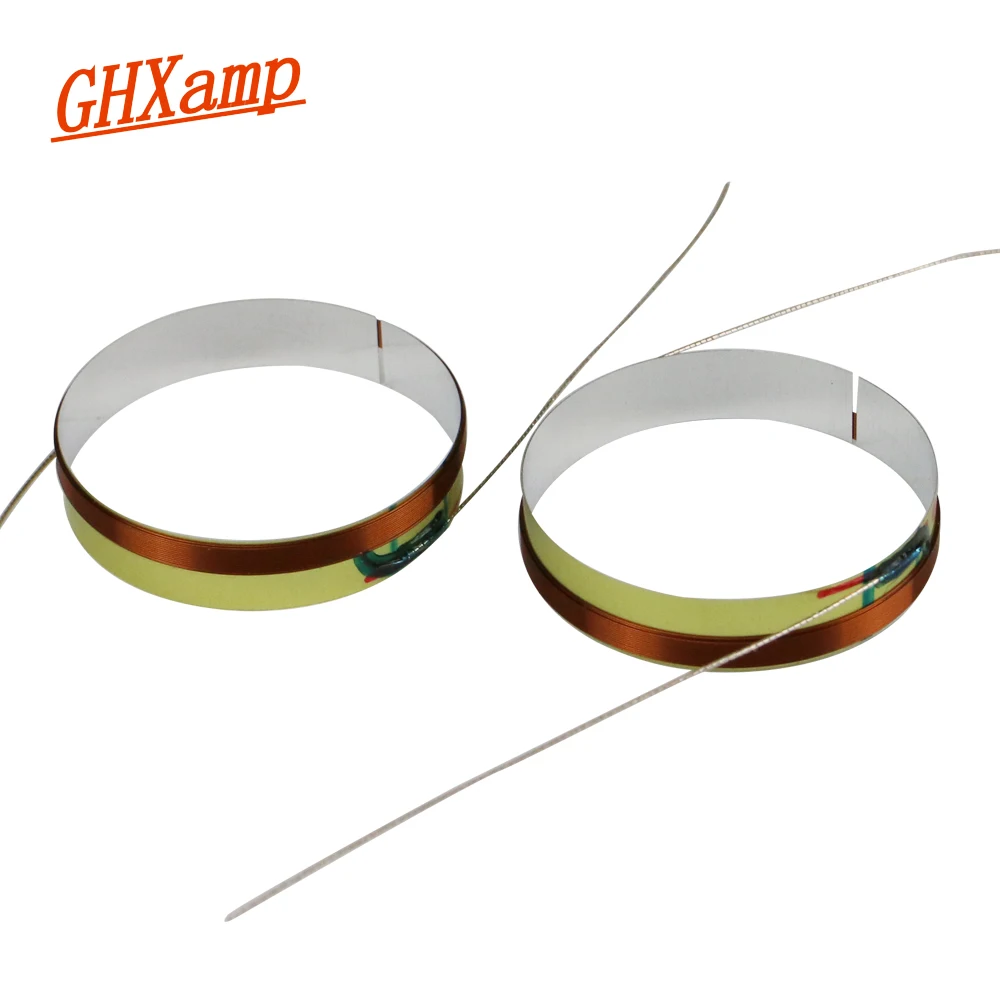 GHXAMP 25.4MM Tweeter Voice Coil Without Film Aluminum Single Voice Coil 2PCS