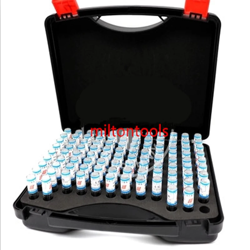 

9.00-10.00mm step 0.01mm Steel Pin Gauge Plug Gauge Pin Measuring Tool, 101pcs/box