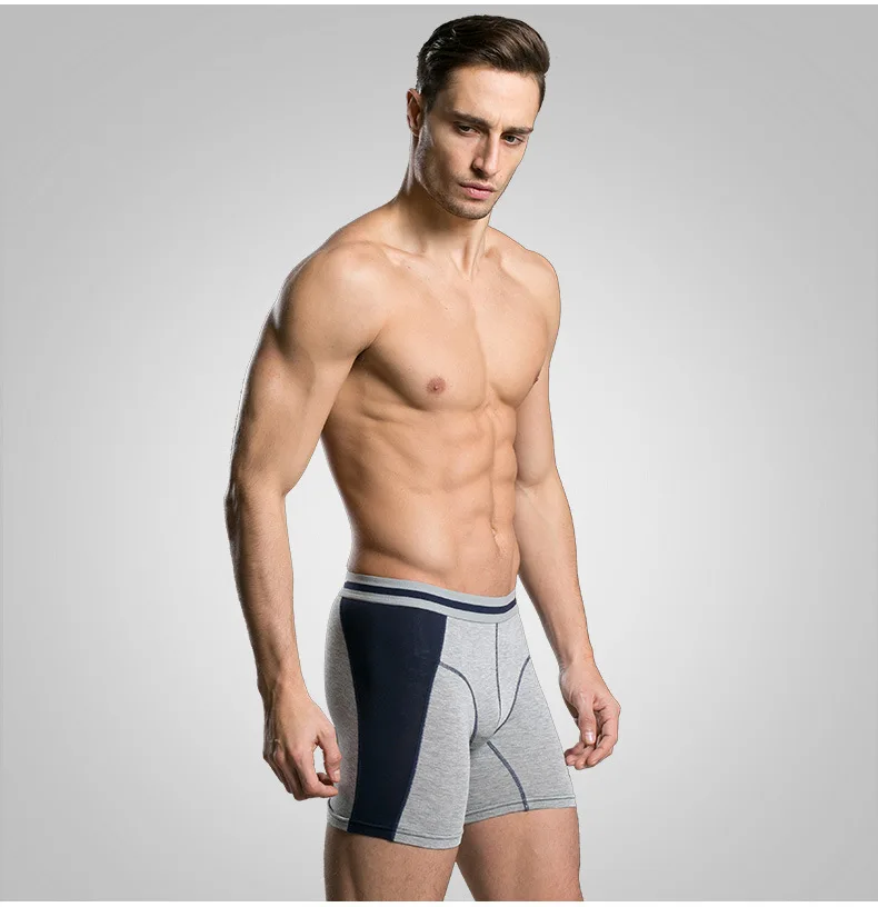 Fashion Men Shorts Boxer Antibacterial Comfortable Long Leg Short Leg Men\'s Boxers Shorts Male Underpants Man Underwear