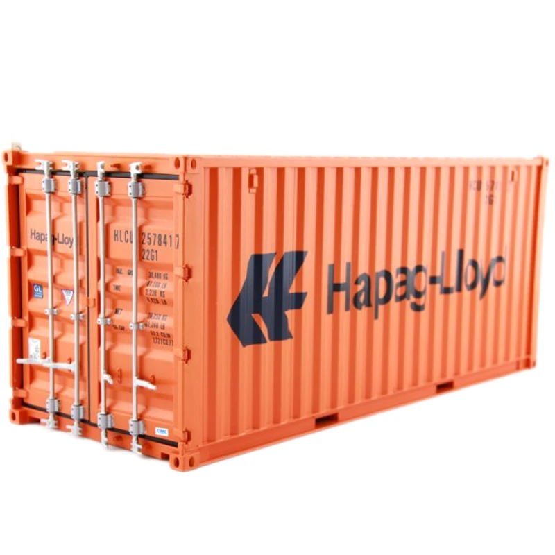 Collectible Diecast Toy Model Gift 1:20 Scale Hapag-Lloyd 20 GP Truck,Shipping Container Model For Business Gift, Decoration