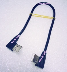 Same Side Double Bend Male to Male USB Cable Short 30cm Double Right Angle 90 Degree Male USB 2.0 USB2.0 USB2 Cable Line Wire