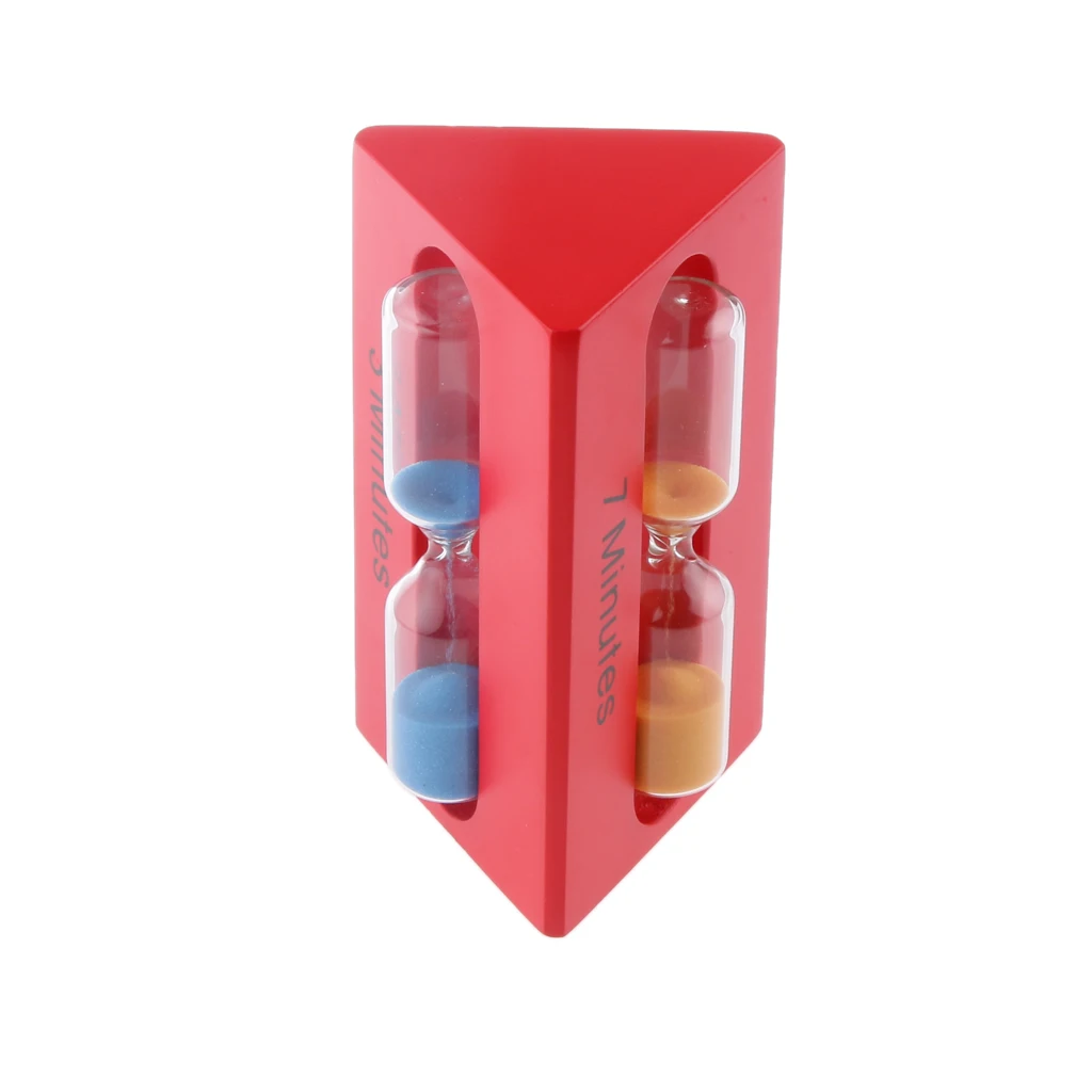 Hot 3/5/7 Minutes Hourglass Traingle Colorful Sand Timer Cooking Exercise Game Accs Home Kitchen Sandglass Decor Creative GIft