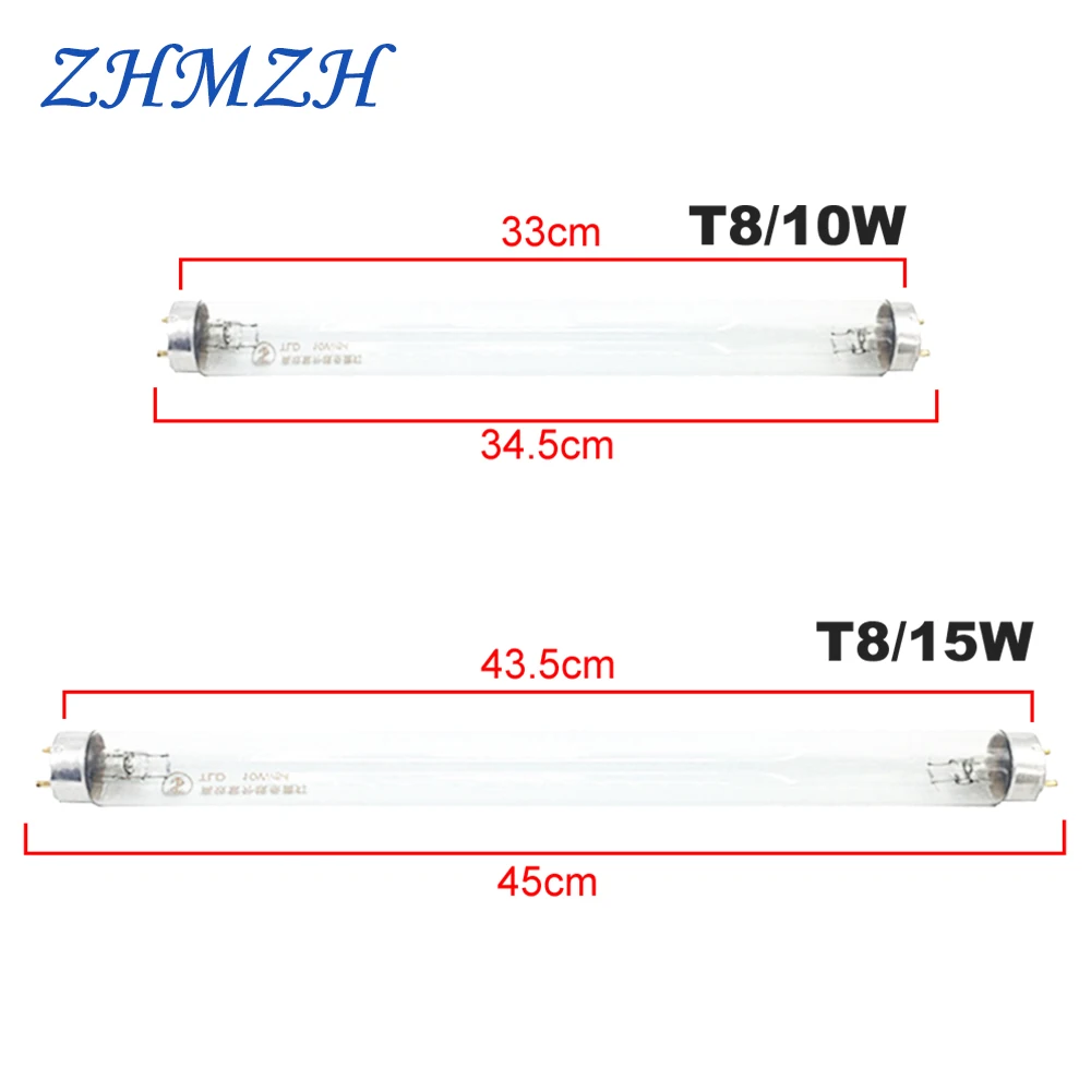 T5 T8 Disinfection Ultraviolet Lamp 220V Quartz linear Lights Germicidal Lamps For Sterilization 4W 6W 8W 10W 15W UV Tube Ozone