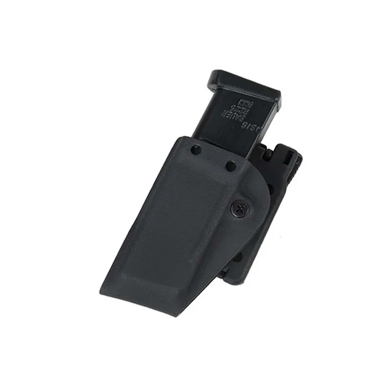 0305 Soporte clip Kydex cargador táctico para cinturón al aire BK/DE