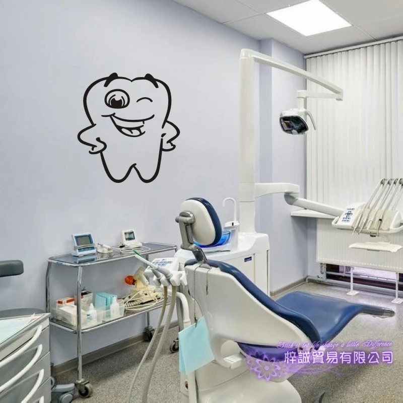 Tooth Brushing Teeth Sticker Dental Clinic Dentistry Decal Bathroom Poster Vinyl Art Wall Decals Pegatina Decor Mural