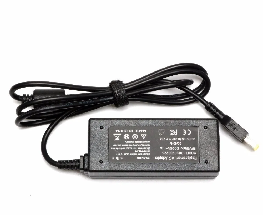 레노버용 AC 어댑터 공급 코드, 20V 2.25A 45W, ADLX45NLC3A ADLX45NCC3A ADLX45NDC3A ADLX45NCC2A ADLX45NLC2A 0B47030 0C19880 3620