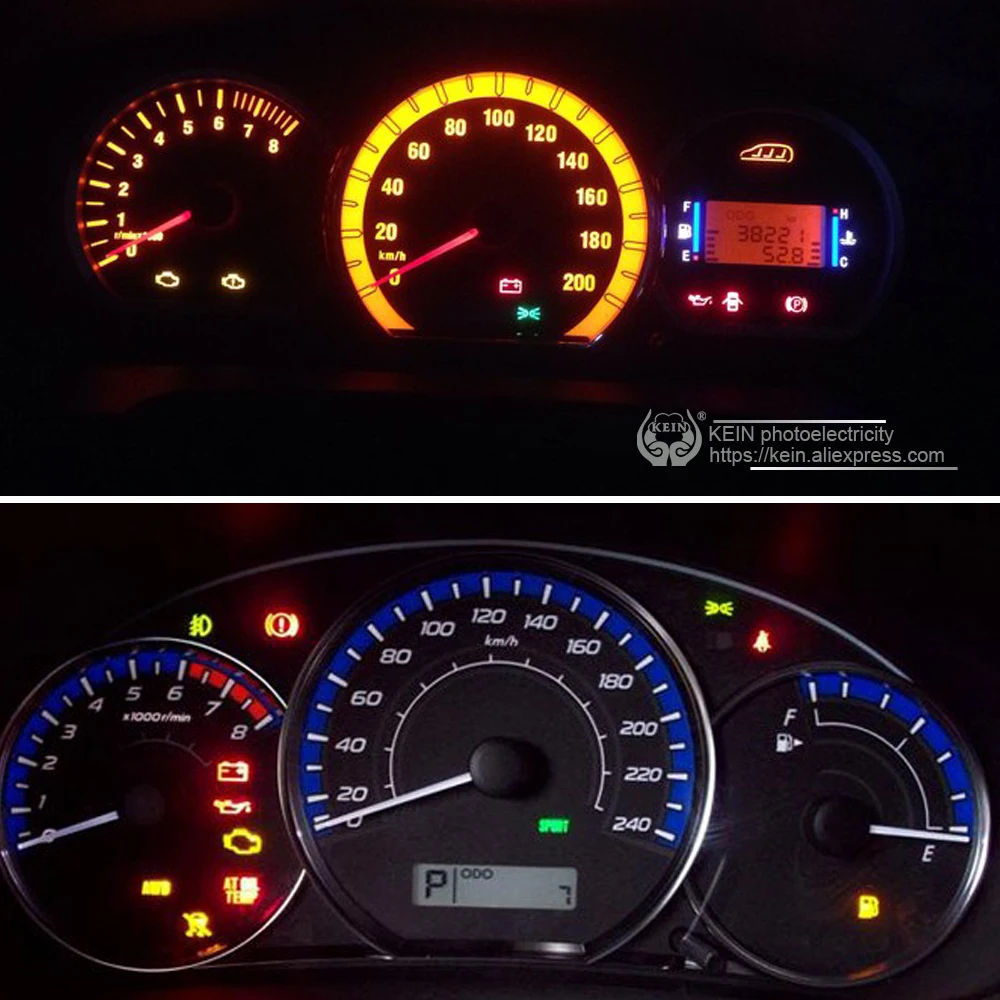 KEIN 8 قطعة B8.3 B8.4 B8.5D 509T B8.5 Led سيارة السيارات 1 SMD T5 مصباح أداة السيارة داش لوحة القيادة ضوء لوحة أداة إشارة لمبة