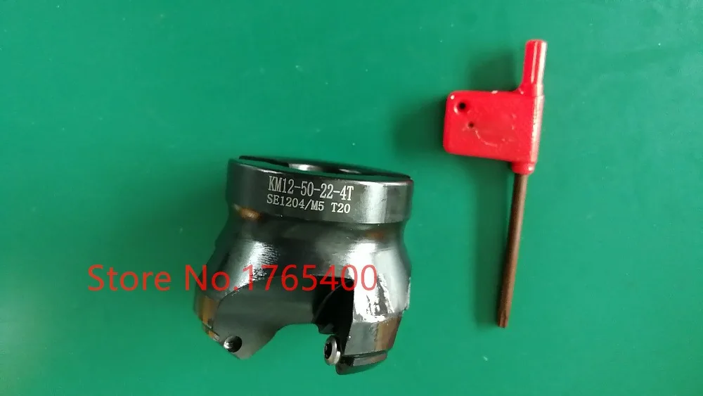 Novo bt30 fmb22 45mm m12 titular + SE-KM12-45 graus rosto moinho cortador km12 63-22-4t + 10 pçs sekt1204 inserções de carboneto de aço