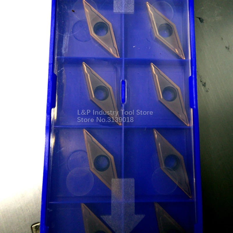 1Box Original China CNC Blade VBMT110304-EM YBG205 Carbide Inserts VBMT110304EM YBG205 Lathe Machining Tools For Stainless Steel