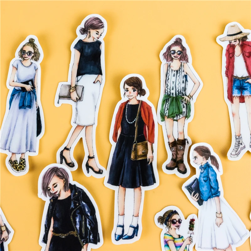 35pcs Creative kawaii  Cute Hands handsome girls  scrapbooking stickers /decorative sticker /DIY craft photo albums/Children