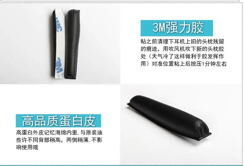 2 Stuks Soft Hoofdtelefoon Rits Hoofd Bam Spons Pads Voor Sennheiser PX100 PX200 PX80 Hoofddeksels Foam Headset Reparatie Vervanging Black