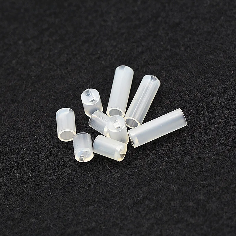 100pcs/lot Diameter 4mm Nylon PCB Board Mount LED Spacer Support Hood Length 2mm 3mm 4mm 5mm 6mm 8mm 10mm For 3mm F3 LED Diodes