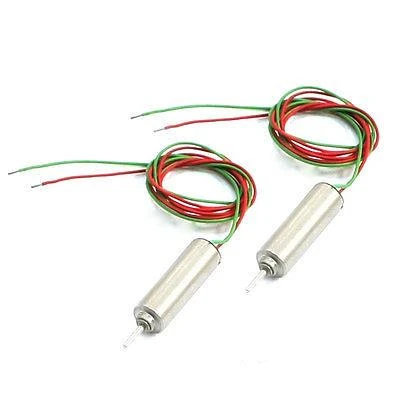 4PCS 412 4 x 12mm DC 3.7V 63000RPM 17cm Wire Coreless Magnetic Motor for RC Helicopter Model