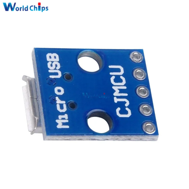 Adaptador de corriente de placa Micro USB CJMCU, módulo de interfaz de interruptor de arranque de 5V para Arduino, 5 uds.
