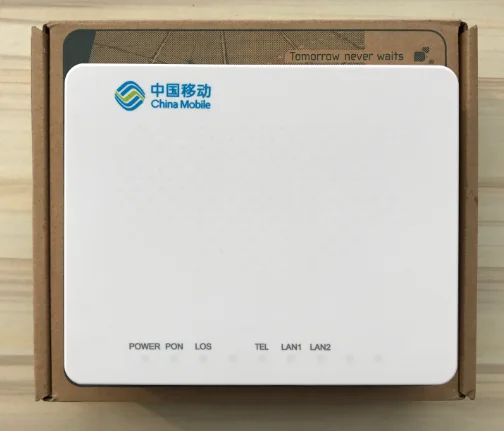 

brand new GPON ONU ZXHN ZTE F603 , 2 lan + 1 voice , SIP protocol, English interface ,with china mobile brand