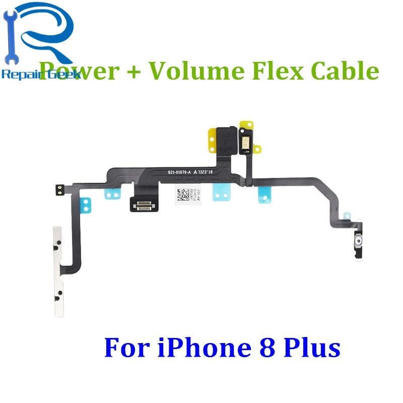 

5pcs/Lot New For iPhone 8 Plus 5.5" Power On/Off Switch Button Flex Cable Volume Button For iPhone 8+ Replacement Repair Parts