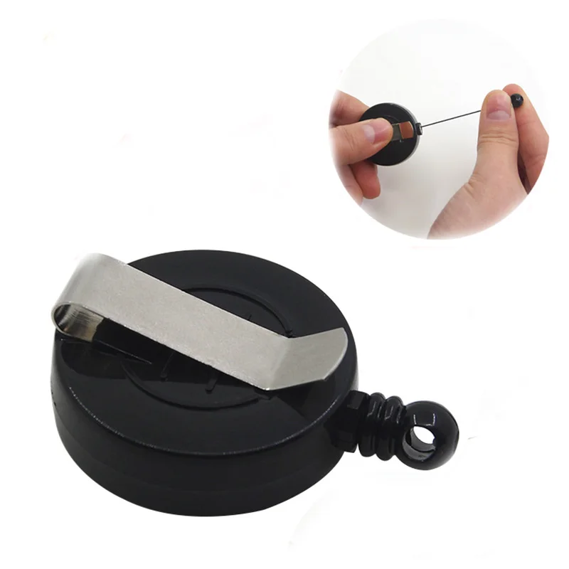 1PC Reel Device (Black/Clear Thread Available) Magic Tricks Accessories Stage Close Up Illusions Prop Magia Vanish Objects Tool