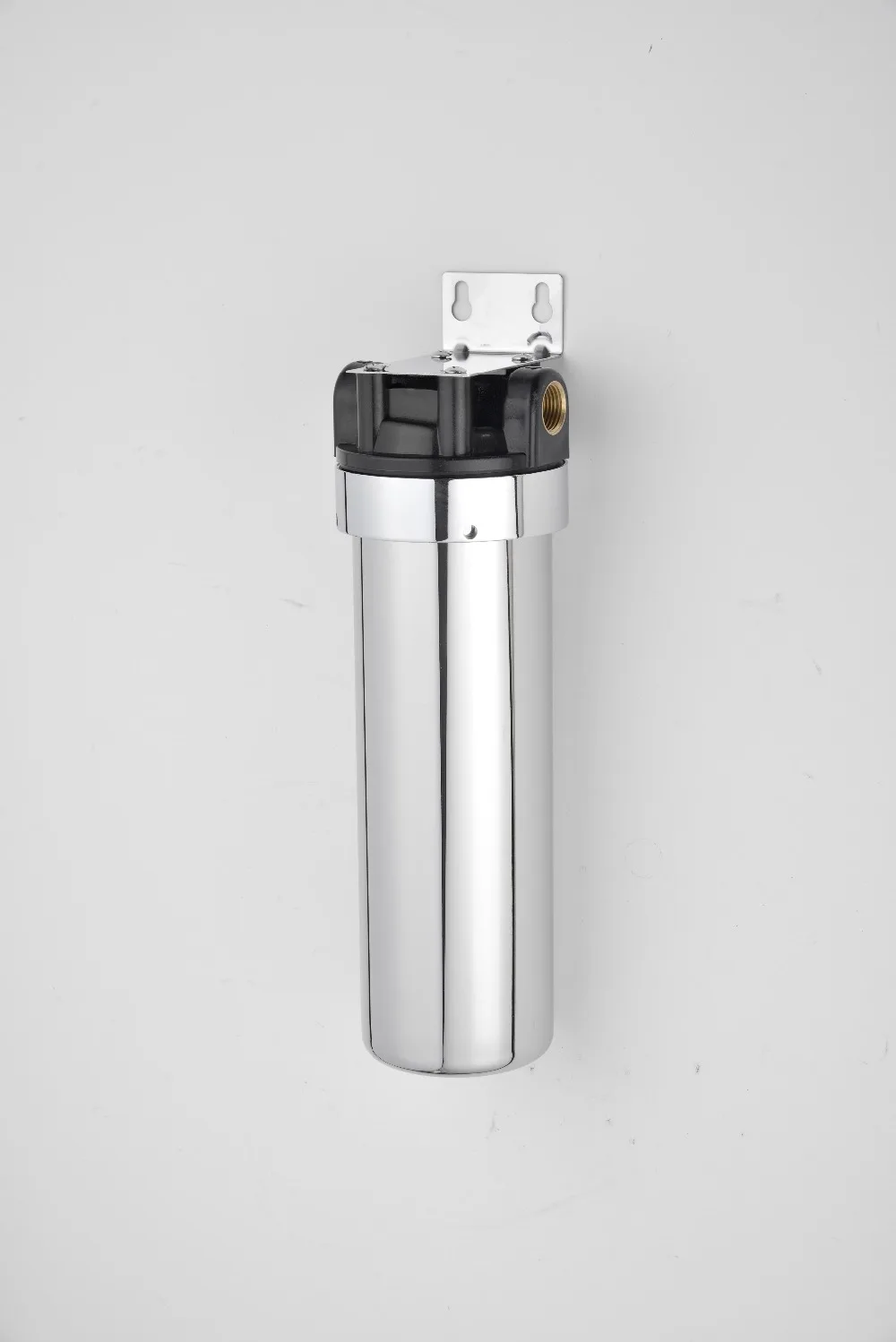 

10-дюймовый одноступенчатый настенный бытовой очиститель воды с керамическим фильтром 0,1 микрон + 1/4 дюйма латунный впускной/выходный порт