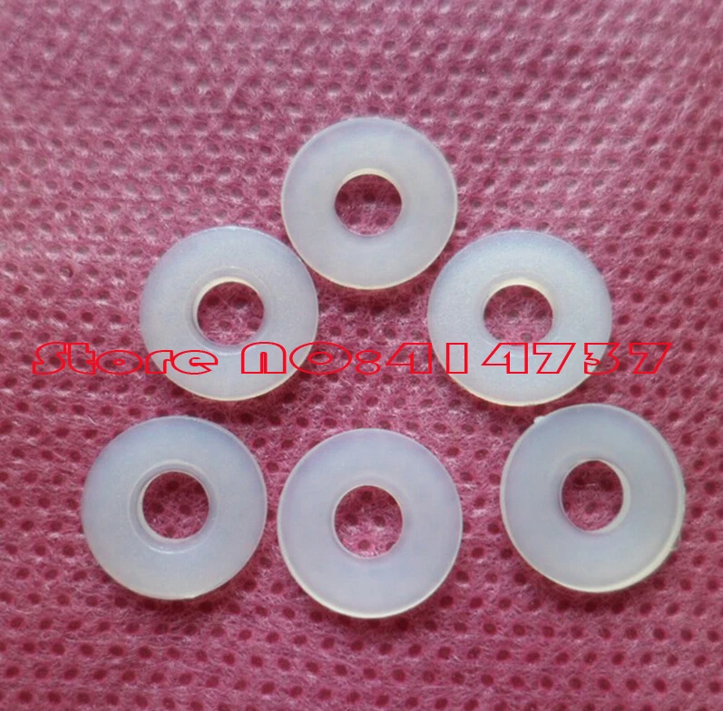 

500pcs/lot M4*10*1 M4 plastic nylon flat washer gasket