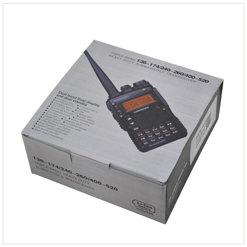 TalkPod TP-UV5S Tri-Band 136-174/240-260/400-520mhz 7W  2200mah Battery Two way radio walkie talkie Sister Yaesu VX-8DR