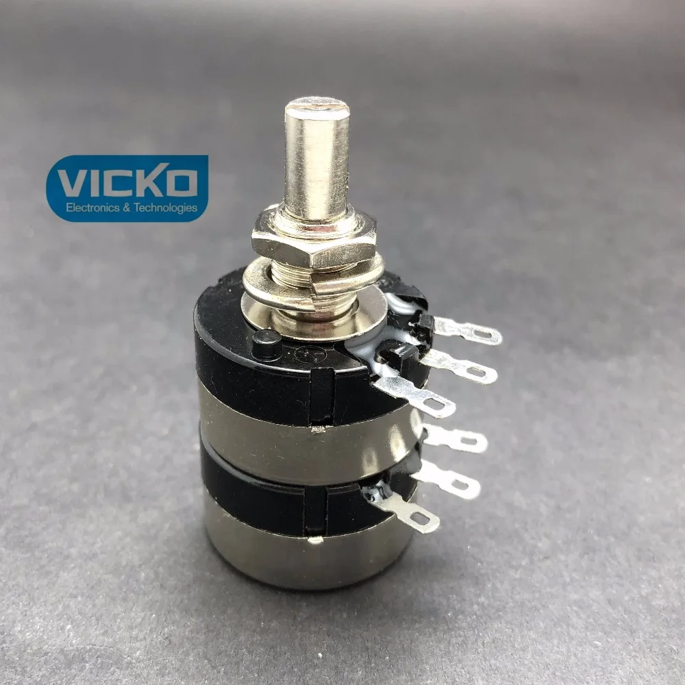 

[VK] original TOCOS RV24YG 20S A103 RV24YG20S double potentiometer A10K A10KX2 A10K*2 20mm round shaft B1K B2K B5K B10K