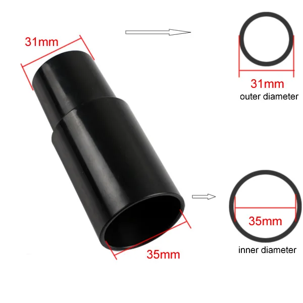 Аксессуары для пылесоса, круглая щетка, плоская всасывающая головка, адаптер, эффективный и практичный, внутренний диаметр 32 мм/35 мм, детали для пылесоса